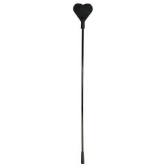Heart silicone wand - black