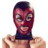 Bad Kitty - Shiny Suck Mask - Black-Red (S-L) 