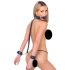 Bad Kitty - Hand Restraint Set with Gag (Black) 