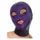 Bad Kitty - shiny suction mask (purple-black) 