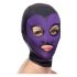 Bad Kitty - shiny suction mask (purple-black) 