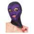 Bad Kitty - shiny suction mask (purple-black) 