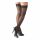 Cottelli - Black Thigh Highs with Stripe 