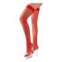 Cottelli - Dense Fishnet Thigh-Highs (Red)  - XL