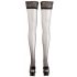 Cottelli - Satin Thigh Highs (Black)  - 2/M