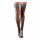 Cottelli - Thigh Highs with Silver Lace Trim  - 3