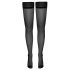 Cottelli - Small Polka Dot Thigh Highs (Black)  - 3