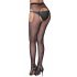 Cottelli Legwear - Open, Shimmering Fishnet Stockings - Black (S-L) 