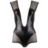 Cottelli - Shiny Mesh Bodysuit (Black)  - M