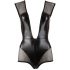 Cottelli - Shiny Mesh Bodysuit (Black)  - XL