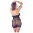 Mandy Mystery - Fishnet Dress with Choker and Thong (Black) 