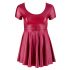 Cottelli Plus Size - A-Line Mini Dress (Burgundy) 