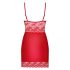 Obsessive Lovica - Lace Nightwear with Thong (Red)  - 2XL