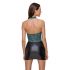 Cottelli - lace lace dress with lace lace and shiny (black-green) - M