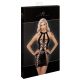 Noir - Special Lace-up Mini Dress (Black) 