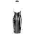 Noir - Glossy Translucent Halter Dress (Black) 