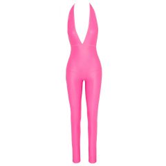 Cottelli Party - jumpsuit with deep back tie (pink)