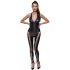 Cottelli Party - Halterneck Corset Jumpsuit (Black)  - M