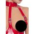 Open, Halter Neck Bodysuit (Red) 