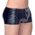 Black Level - Ribbed Zip Men's Shorts (Black) 