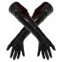 Latex Long Unisex Gloves (Black) 