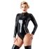 Latex Long Sleeve Women's Bodysuit (Black) 