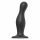 Strap-on-me Curvy L - Wavy Dildo with Base (Black) 