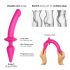 Strap-on-me Switch Semi-Realistic XXL - 2-in-1 Silicone Dildo (Pink) 