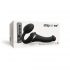 Strap-on-me S - Strap-on Air Pulse Vibrator - Small (Black) 