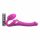 Strap-on-me S - Strapless, attachable, airwave vibrator - small (pink)