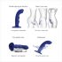 Strap-on-Me - Waterproof, Pulsating G-Spot Vibrator (Blue) 