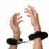 Love to Love Attach Me - Plush Handcuffs (Black) 