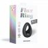 Love to Love Flux Silicone Cock Ring (Black) 