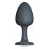 Dorcel Geisha Diamond Plug L - White Stone Anal Dildo (Black) 