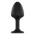 Dorcel Geisha Diamond Plug XL - Anal Dildo with White Stone (Black) 