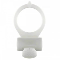 Dorcel - Phosphorescent vibrating penis ring (white)