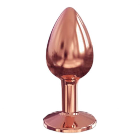 Dorcel Diamond Plug S - Aluminum Anal Dildo - Small (Rose Gold) 