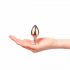 Dorcel Diamond Plug S - Aluminum Anal Dildo - Small (Rose Gold) 