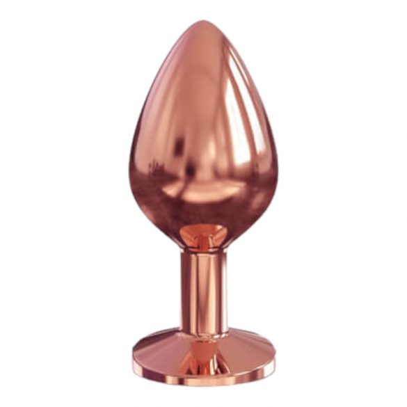 Dorcel Diamond Plug M - Aluminum Anal Dildo - Medium (Rose Gold) 