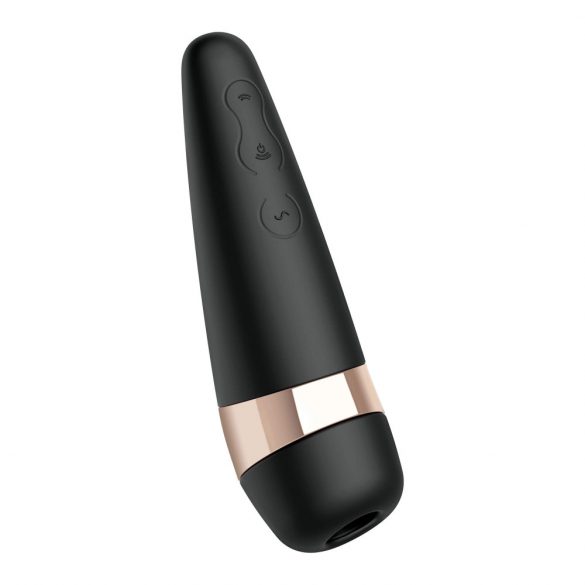 Satisfyer Pro 3+ - Waterproof Rechargeable Clitoral Vibrator (Black) 