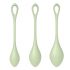 Satisfyer Yoni Power 2 - Geisha Balls Set - Green (3-piece) 