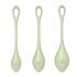 Satisfyer Yoni Power 2 - Geisha Balls Set - Green (3-piece) 