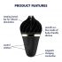 Satisfyer Sweet Treat - Rechargeable Rotating Clitoral Vibrator (Black) 