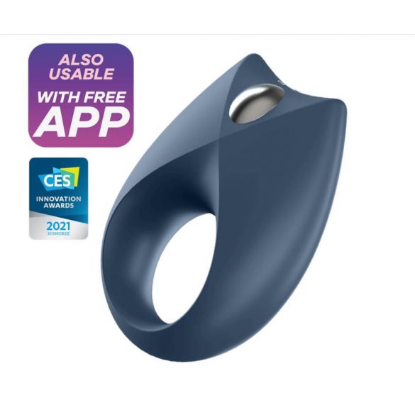 Satisfyer Royal One - Smart Vibrating Cock Ring (Blue) 