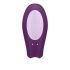 Satisfyer Double Joy - Smart, Rechargeable, Waterproof Couples Vibrator (Purple) 