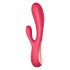 Satisfyer Mono Flex - Smart Waterproof Vibrator (Red) 