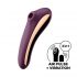 Satisfyer Dual Kiss - 2in1 Rechargeable Vaginal and Clitoral Vibrator (Purple) 