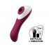 Satisfyer Dual Crush - Rechargeable Vaginal and Clitoral Vibrator (Red) 