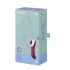 Satisfyer Dual Crush - Rechargeable Vaginal and Clitoral Vibrator (Red) 