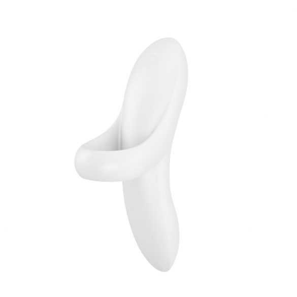 Satisfyer Bold Lover - Rechargeable, Waterproof Finger Vibrator (White) 